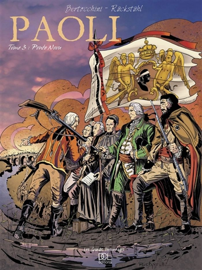 Couverture du livre « PAOLI TOME 3 PONTE NOVU » de F. Bertocchini, librairie Les Contes Infusés à Corte
