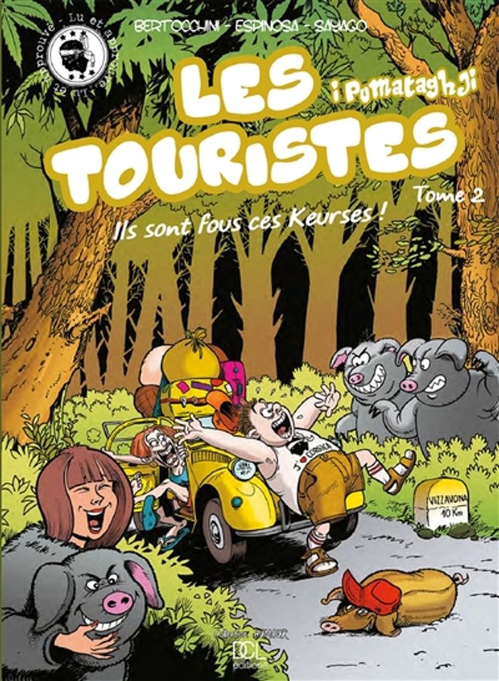 Couverture du livre « Ils sont fous ces Keurses ! », librairie Les Contes Infusés à Corte