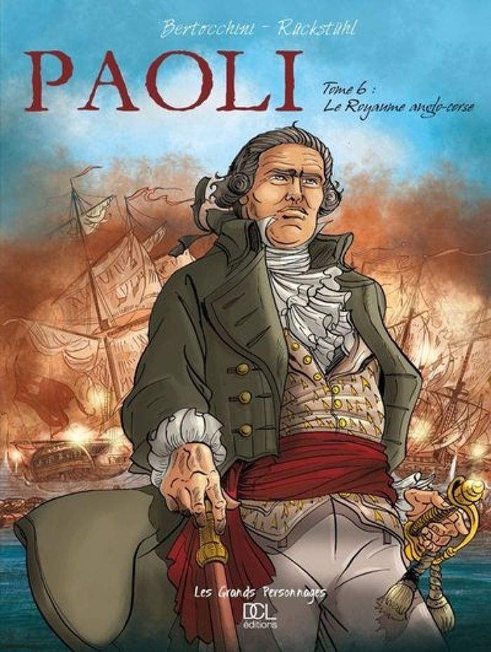 Couverture du livre « PAOLI T6 - LE ROYAUME ANGLO-CORSE » de Bertocchini, librairie Les Contes Infusés à Corte