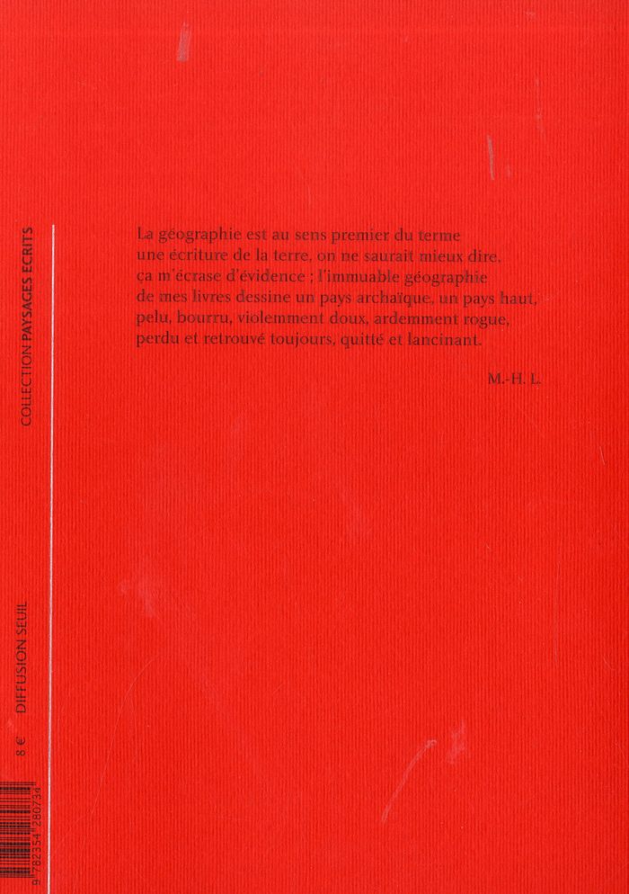 Quatrième de couverture de « Traversée »