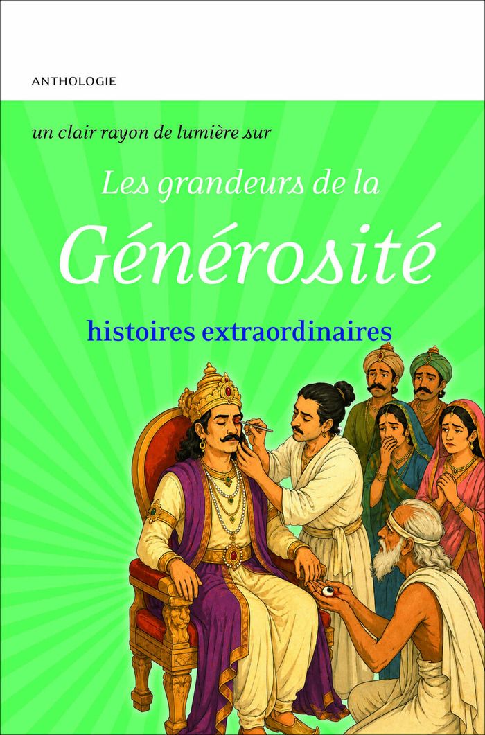 Couverture du livre « LES GRANDEURS DE LA GENEROSITE - HISTOIRES EXTRAORDINAIRES - UN CLAIR ROYON DE LUMIERE SUR » de Anthologie, librairie Les Contes Infusés à Corte