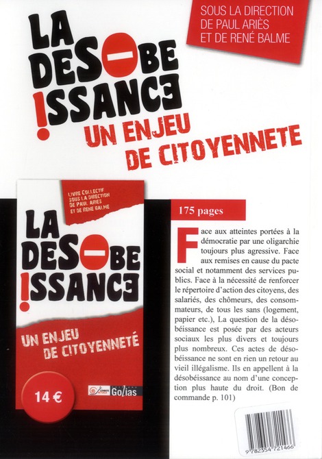Quatrième de couverture de « LES ZINDIGNEES N1 VER »
