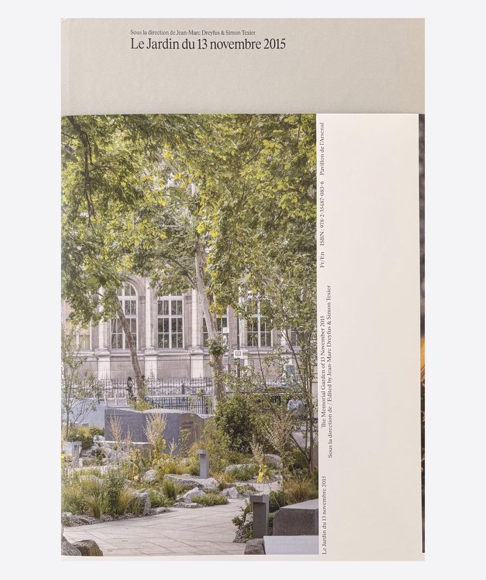Couverture du livre « Le jardin du 13 novembre 2015 » de Collectif, librairie Les Contes Infusés à Corte