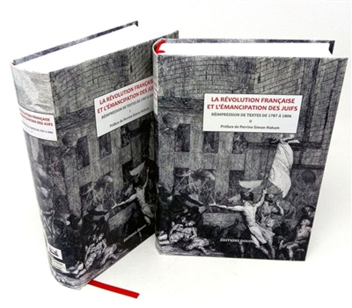 Couverture du livre « LA REVOLUTION FRANCAISE ET L'EMANCIPATION DES JUIFS » de Collectif, librairie Les Contes Infusés à Corte