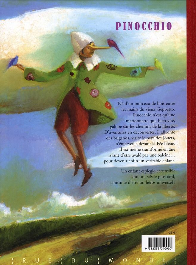 Quatrième de couverture de « PINOCCHIO »