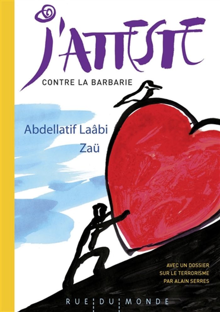 Couverture du livre « J'ATTESTE » de Laabi/zau, librairie Les Contes Infusés à Corte