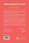 Quatrième de couverture de « RESPONSABILITE CIVILE - NOTIONS JURIDIQUES »