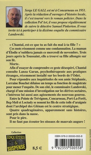 Quatrième de couverture de « DEPRESSION SUR LES GLENAN »