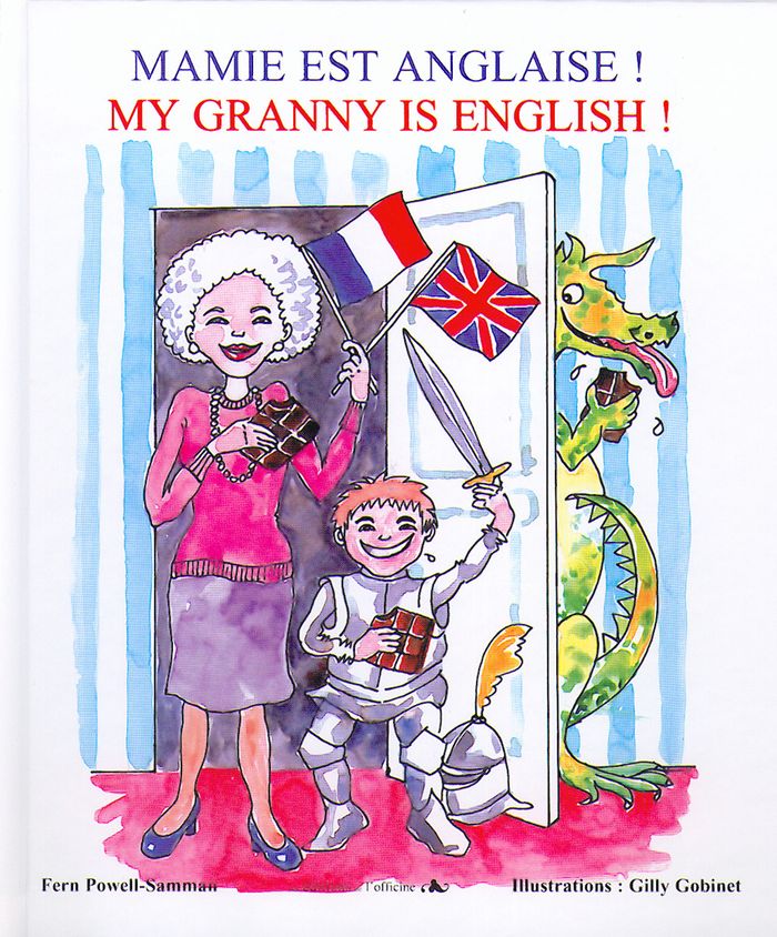 Couverture du livre « MAMIE EST ANGLAISE ! » de Powell-Samman Fern, librairie Les Contes Infusés à Corte