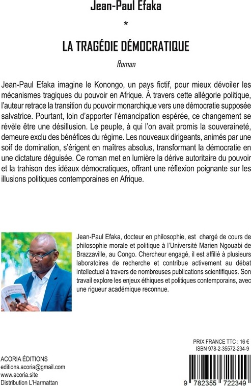Quatrième de couverture de « La tragédie démocratique »