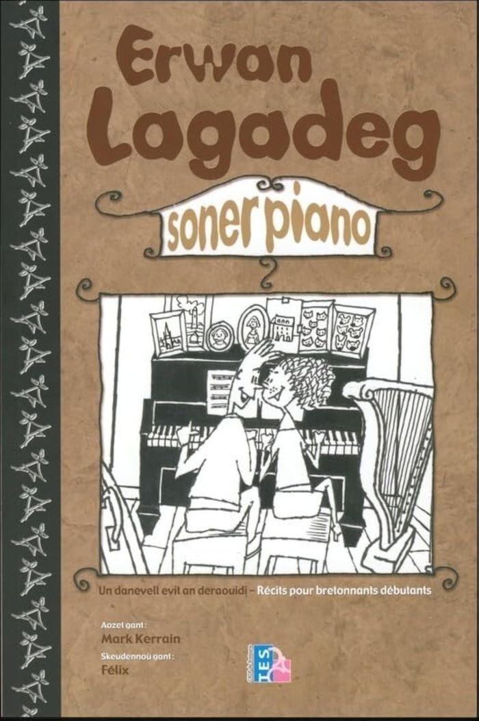 Couverture du livre « ERWAN LAGADEG, SONER PIANO - UN DANEVELL EVIT AN DERAOUIDI », librairie Les Contes Infusés à Corte