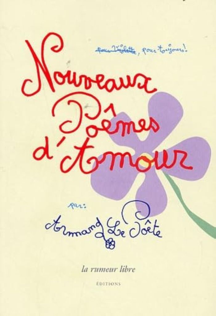 Couverture du livre « NOUVEAUX POEMES D'AMOUR » de Xxx, librairie Les Contes Infusés à Corte