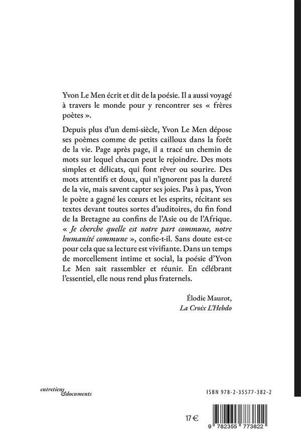 Quatrième de couverture de « La seconde du parfum : conversations »