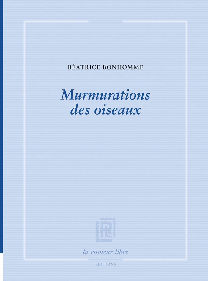 Couverture du livre « Murmurations des oiseaux » de Béatrice Bonhomme, librairie Les Contes Infusés à Corte
