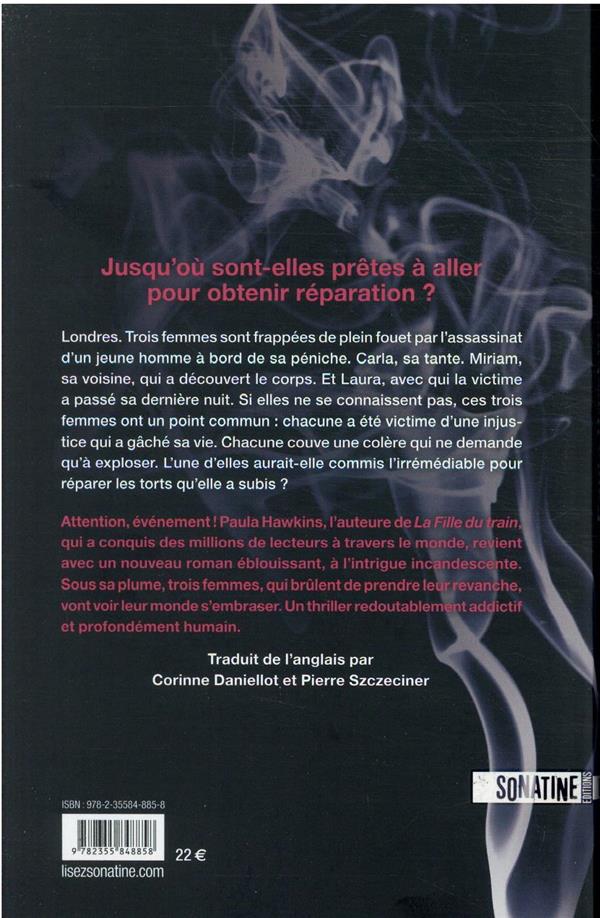 Quatrième de couverture de « Celle qui brûle »