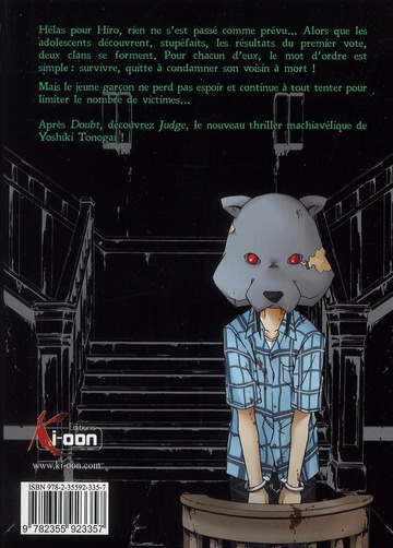 Quatrième de couverture de « JUDGE T03 - VOL03 »