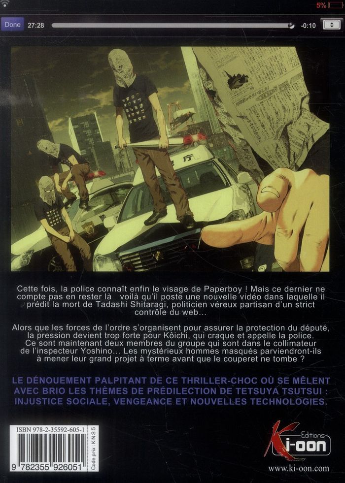 Quatrième de couverture de « PROPHECY T03 - VOL03 »