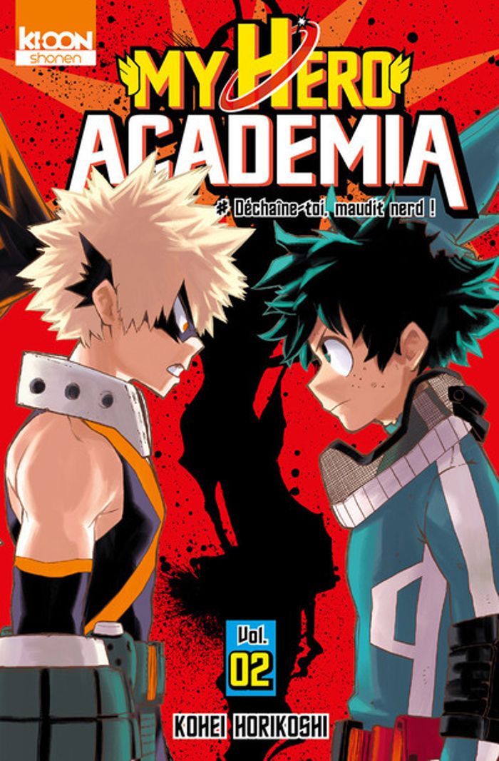 Couverture du livre « MY HERO ACADEMIA T02 - VOL02 » de Kohei Horikoshi, librairie Les Contes Infusés à Corte