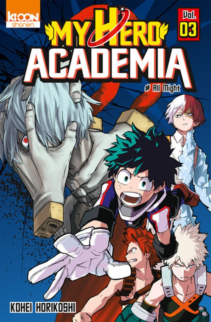 Couverture du livre « MY HERO ACADEMIA T03 - VOL03 » de Kohei Horikoshi, librairie Les Contes Infusés à Corte