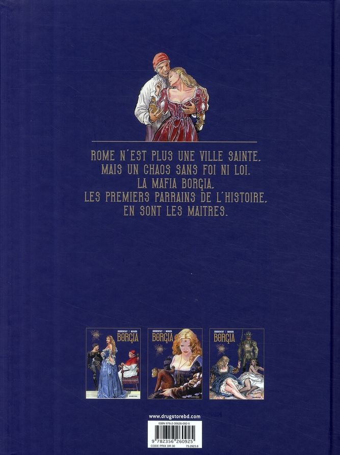 Quatrième de couverture de « BORGIA - TOME 02 - LE POUVOIR ET L'INCESTE »