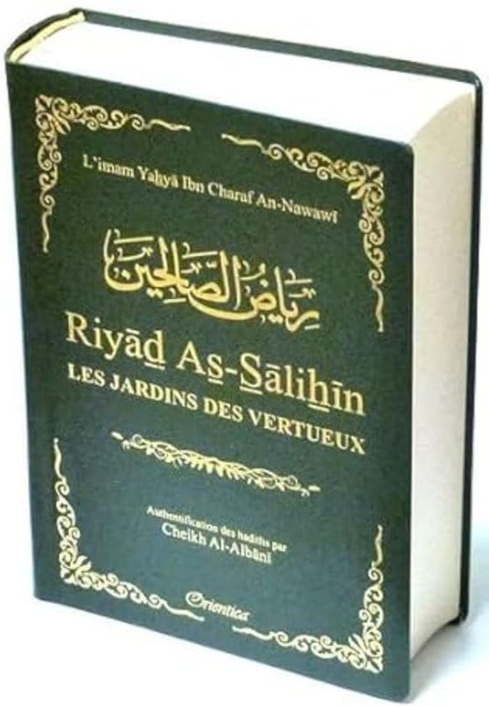 Couverture du livre « RIYAD AS-SALIHIN-LES JARDINS DES VERTUEUX » de An-Nawawi, librairie Les Contes Infusés à Corte