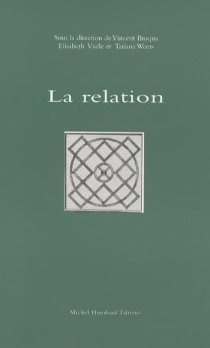 Couverture du livre « LA RELATION », librairie Les Contes Infusés à Corte