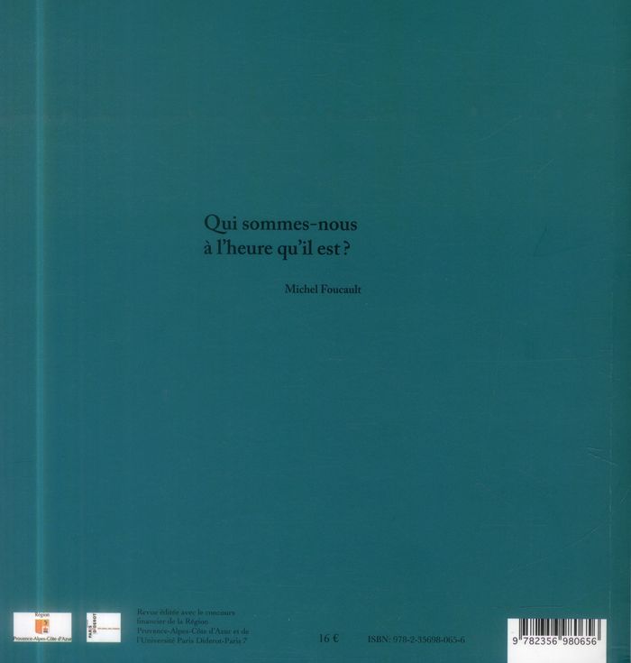 Quatrième de couverture de « ECRIRE L'HISTOIRE N 12 »