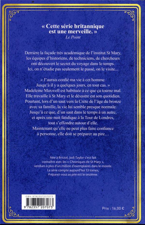 Quatrième de couverture de « Préparez-vous au pire »