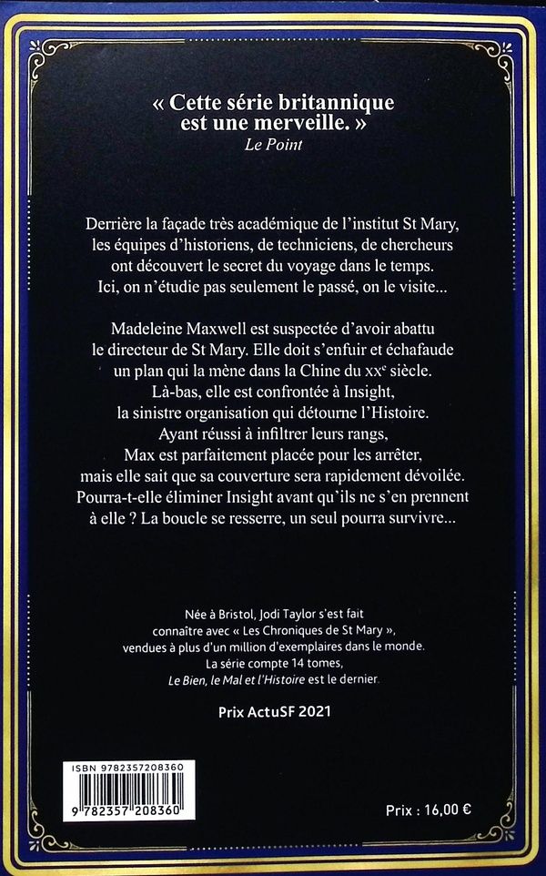 Quatrième de couverture de « Le bien, le mal et l'histoire »