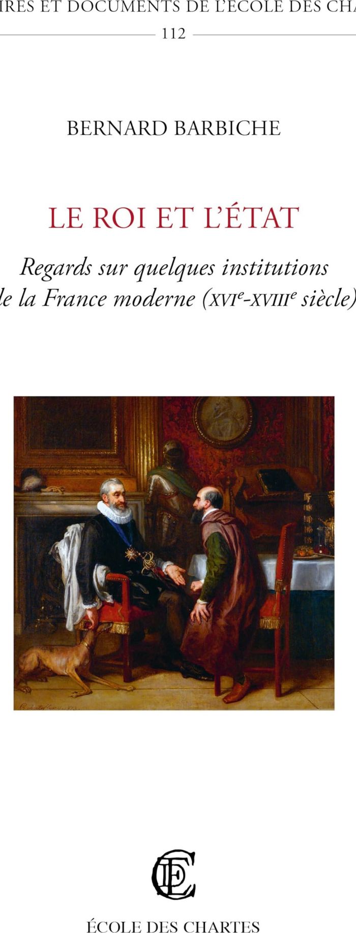 Couverture du livre « ROI ET L'ETAT » de Barbiche, librairie Les Contes Infusés à Corte