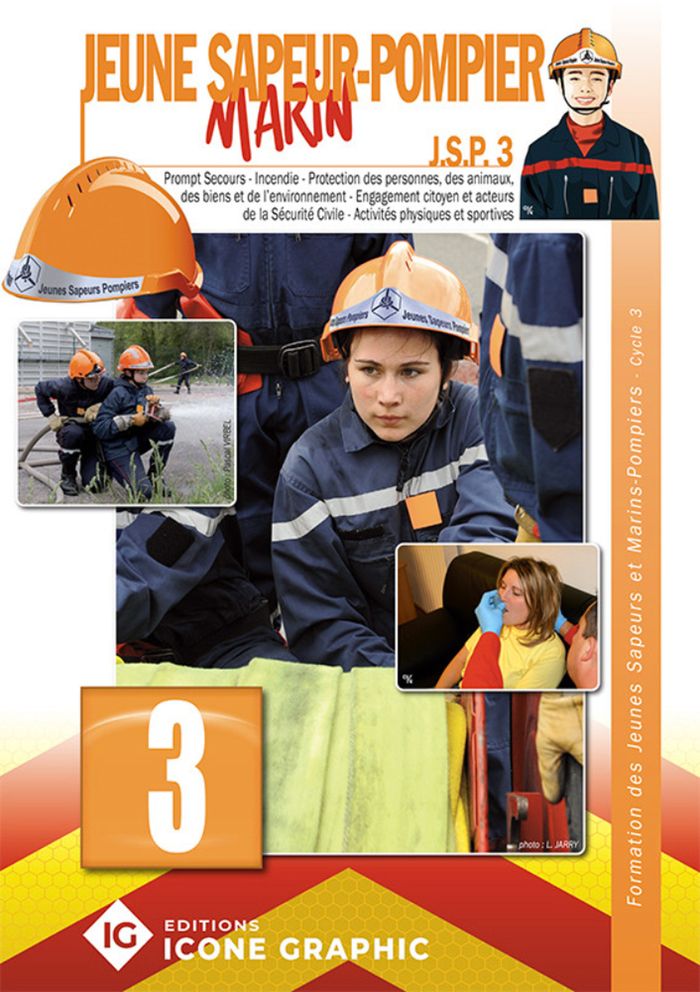 Couverture du livre « Jeunes sapeurs et marins pompiers » de Éditions Icone graphic, librairie Les Contes Infusés à Corte