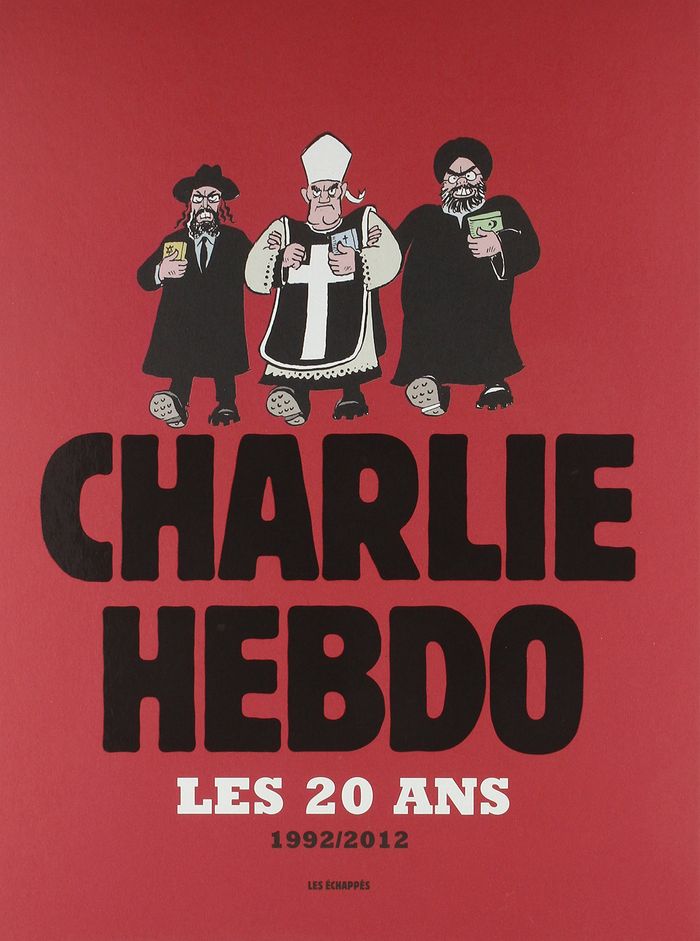 Couverture du livre « LES 20 ANS DE CHARLIE HEBDO 1992-2012 » de Charb/maris, librairie Les Contes Infusés à Corte