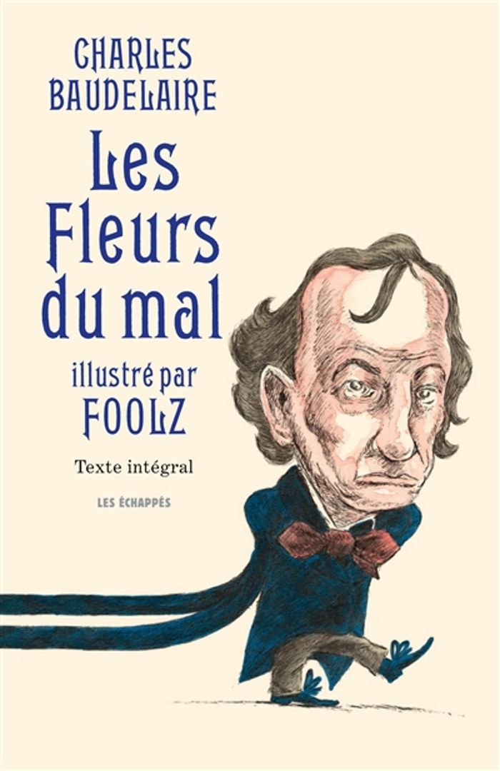 Couverture du livre « Les fleurs du mal » de Charles Baudelaire, librairie Les Contes Infusés à Corte