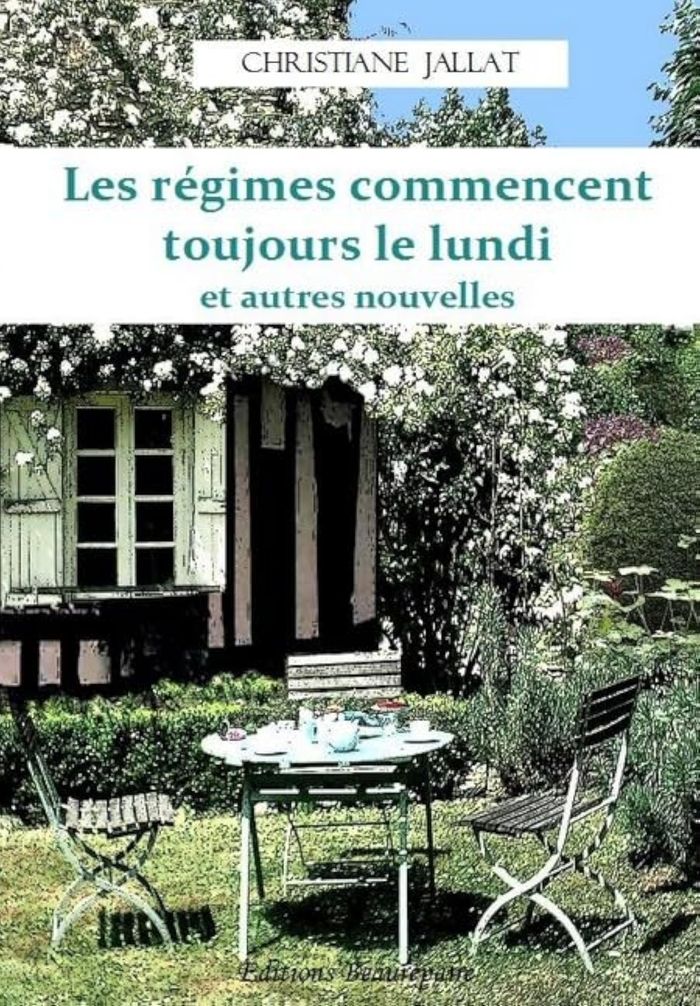 Couverture du livre « LES REGIMES COMMENCENT TOUJOURS LE LUNDI ET AUTRES NOUVELLES » de Jallat Christiane, librairie Les Contes Infusés à Corte