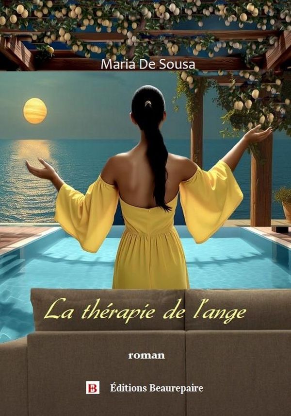 Couverture du livre « La thérapie de l'ange : Roman » de Maria De Sousa, librairie Les Contes Infusés à Corte