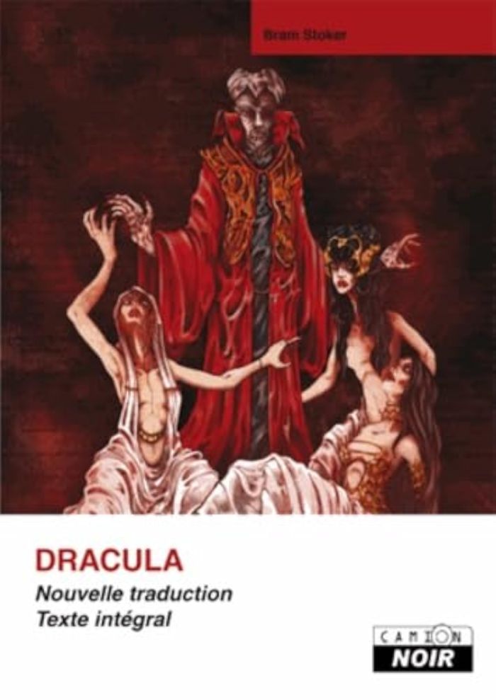 Couverture du livre « Dracula » de Bram Stoker, librairie Les Contes Infusés à Corte