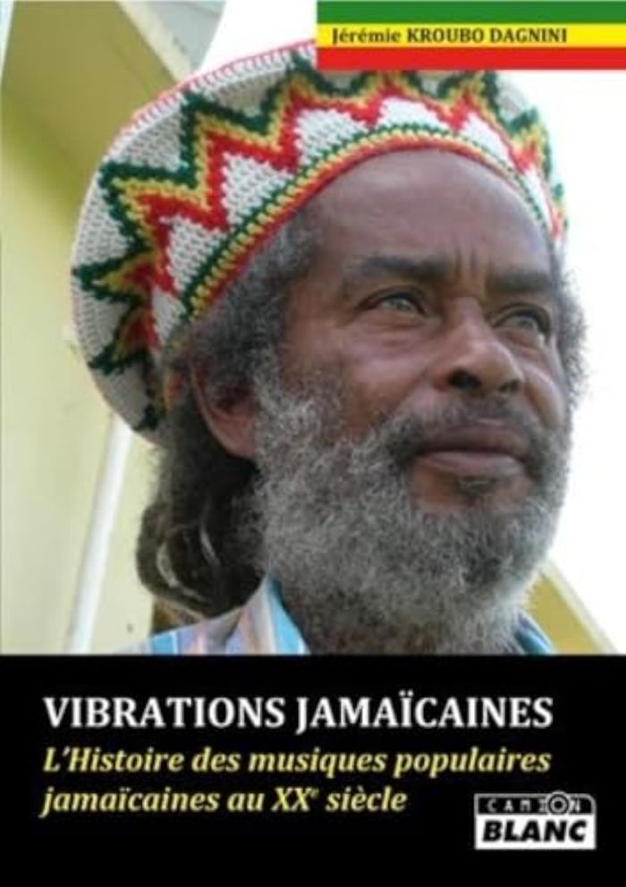 Couverture du livre « VIBRATIONS JAMAICAINES - L'HISTOIRE DES MUSIQUES POPULAIRES JAMAICAINES », librairie Les Contes Infusés à Corte