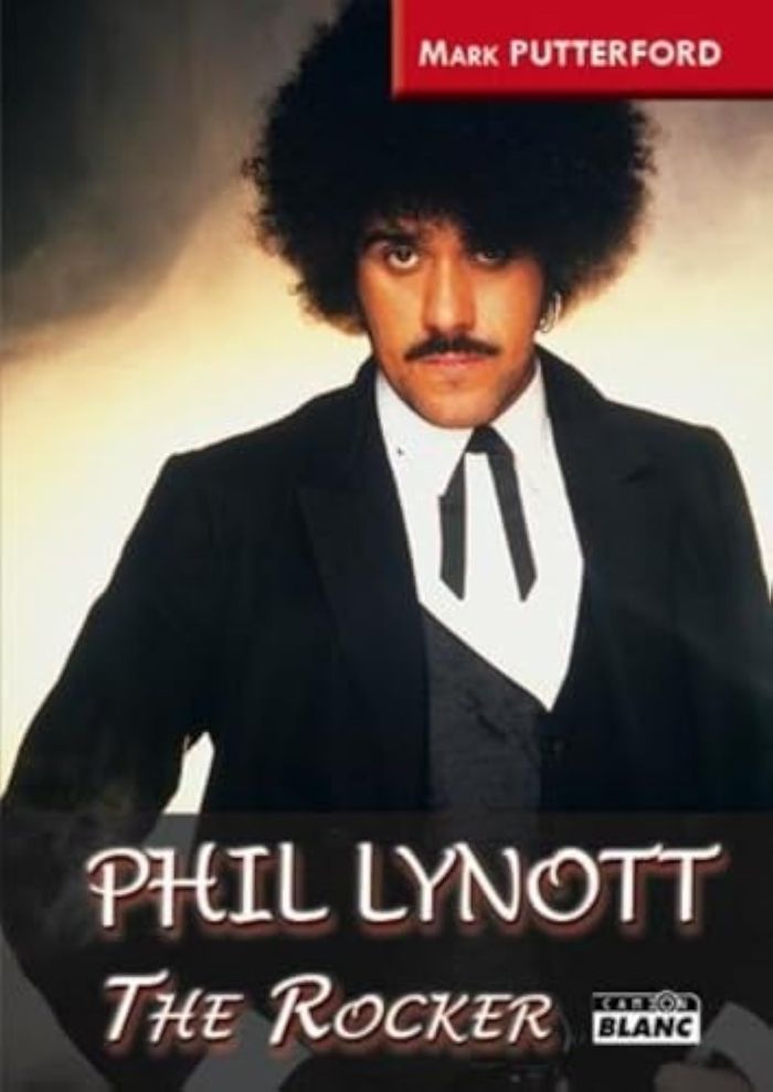 Couverture du livre « PHIL LYNOTT - THE ROCKER » de Mark Putterford, librairie Les Contes Infusés à Corte