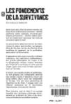 Quatrième de couverture de « LesFondements de la survivance : essai sur l'âme, la conscience et l'invisible »