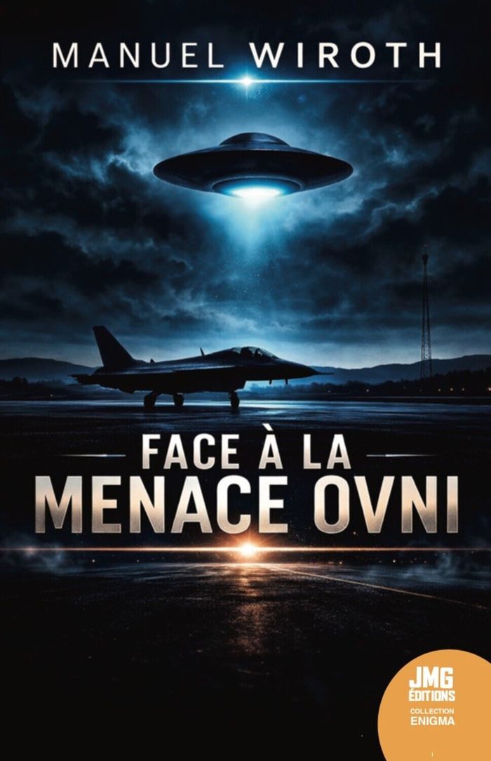 Couverture du livre « Face à la menace Ovni » de Manuel Wiroth, librairie Les Contes Infusés à Corte