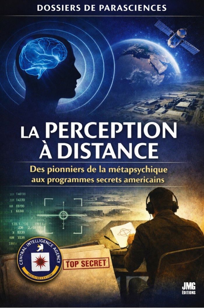 Couverture du livre « LA PERCEPTION A DISTANCE - DES PIONNIERS DE LA METAPHYSIQUE AUX PROGRAMMES SECRETS AMERICAINS », librairie Les Contes Infusés à Corte