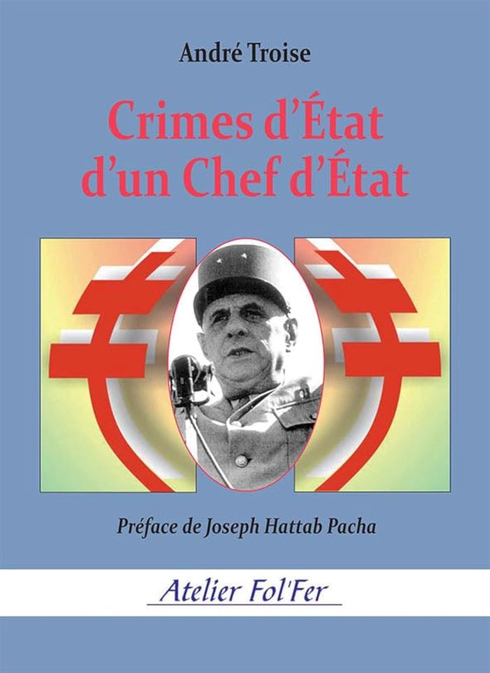 Couverture du livre « Crimes d'État d'un chef d'État », librairie Les Contes Infusés à Corte
