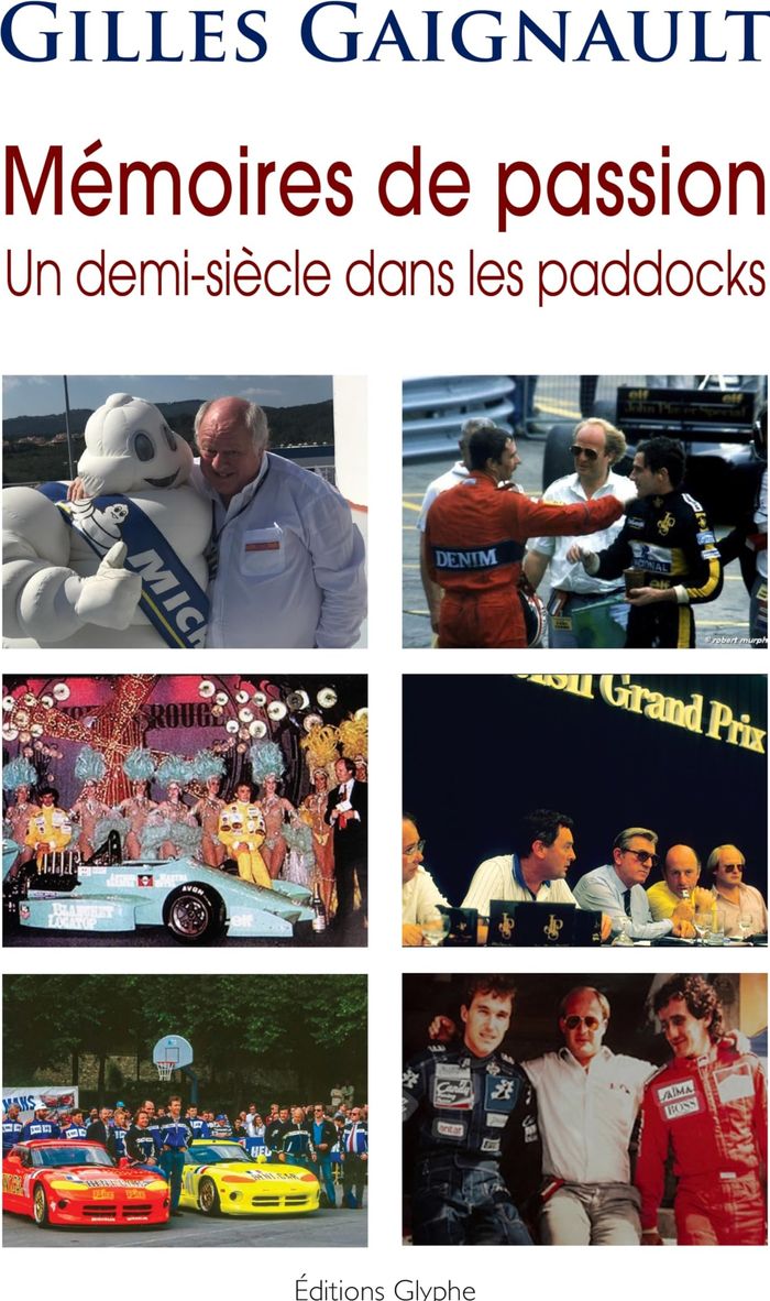 Couverture du livre « Mémoires de passion : un demi-siècle dans les paddocks » de Gilles Gaignault, librairie Les Contes Infusés à Corte
