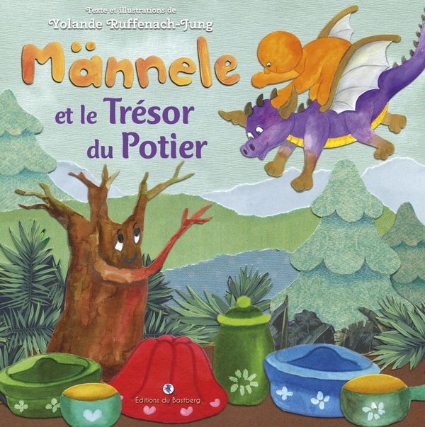 Couverture du livre « Männele et le trésor du potier » de Yolande Ruffenach Jung, librairie Les Contes Infusés à Corte