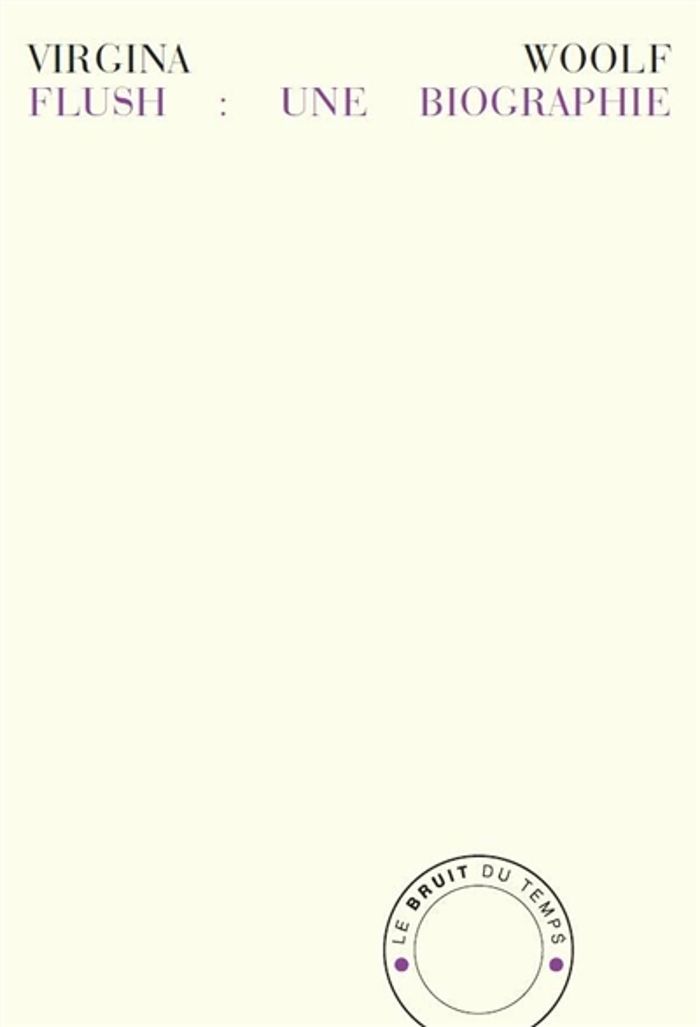 Couverture du livre « Flush : une biographie » de Virginia Woolf, librairie Les Contes Infusés à Corte