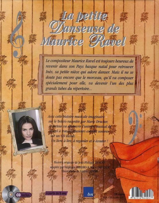 Quatrième de couverture de « LA PETITE DANSEUSE DE MAURICE RAVEL »