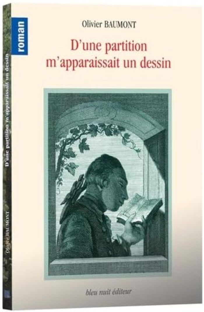 Couverture du livre « D'une partition m'apparaissait un dessin » de Olivier Baumont, librairie Les Contes Infusés à Corte