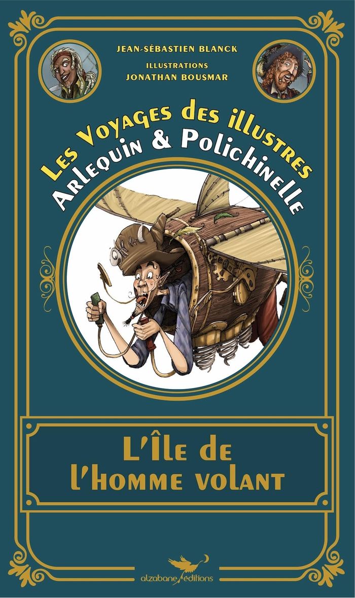 Couverture du livre « L'île de l'homme volant », librairie Les Contes Infusés à Corte