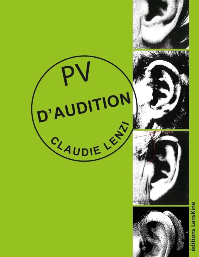 Couverture du livre « PV d'audition » de Claudie Lenzi, librairie Les Contes Infusés à Corte