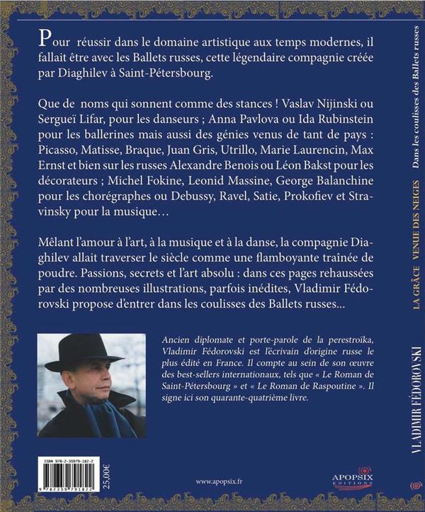 Quatrième de couverture de « LA GRACE VENUE DES NEIGES »